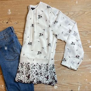Ann Taylor Floral Blouse